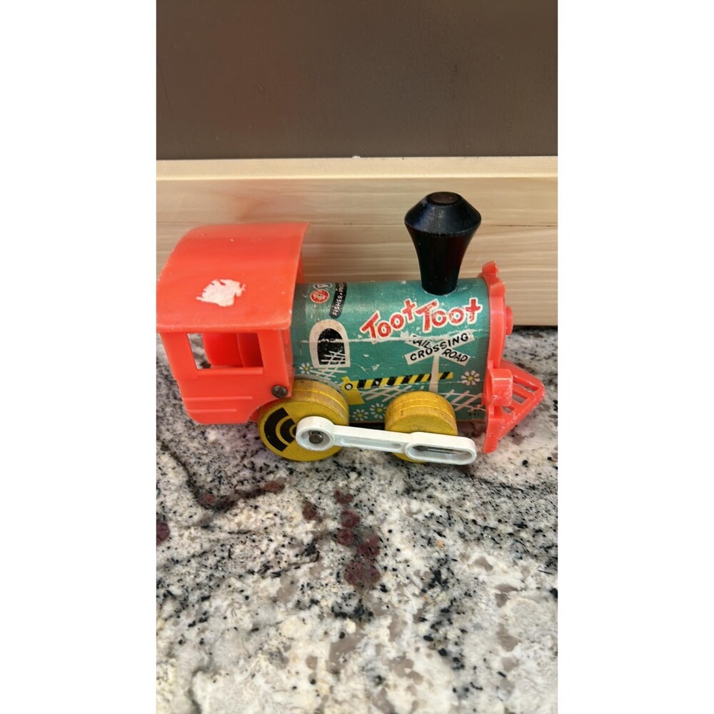 Fisher Price Toot Toot Train Pull Toy Limited Edition Easter Edition 1962